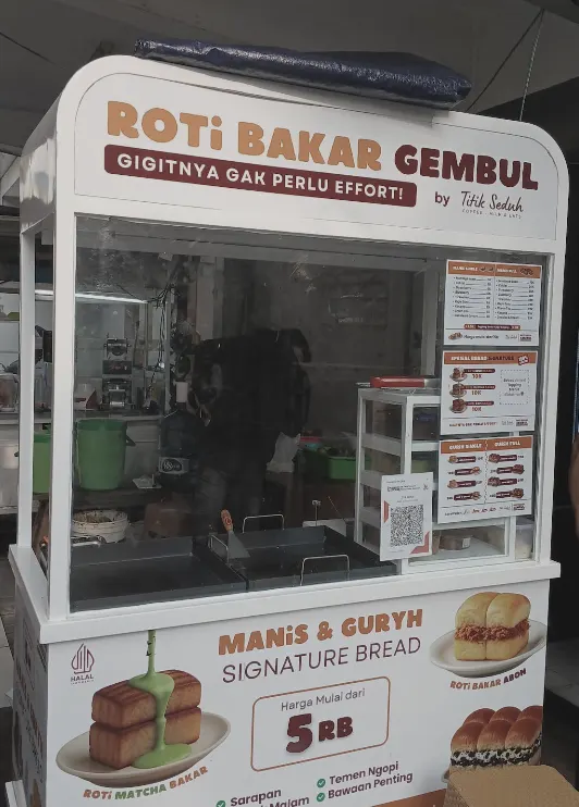 Foto Roti Bakar Gembul UPI Gerlong by Titik Seduh