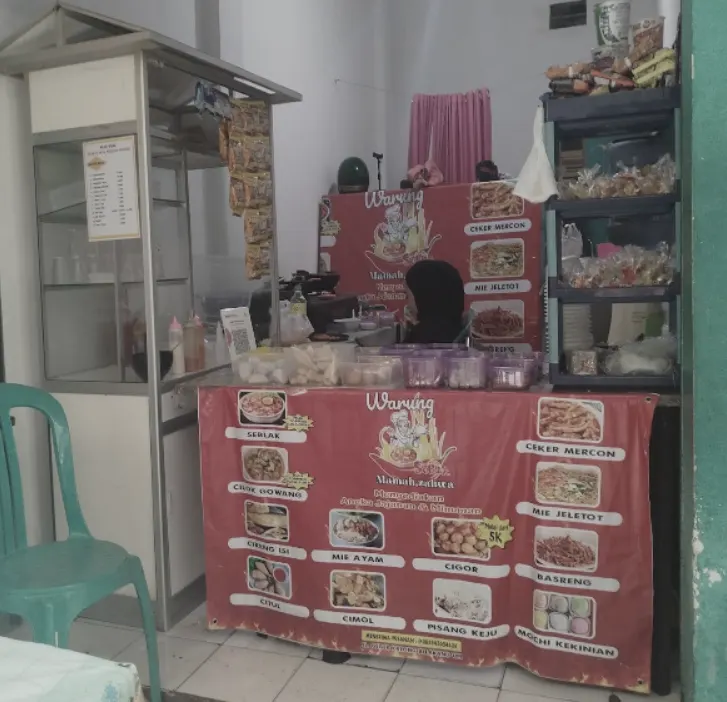 Foto warung seblak mamah zahwa